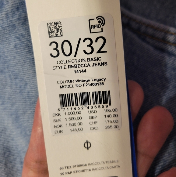 Samsoe Samsoe Rebecca vintage legacy Jeans NWT  style 14144 size 30/32 - Picture 7 of 11